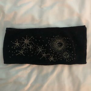 Revolve starry bandeau crop top